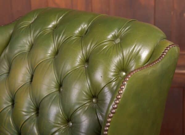 Chesterfield Wing Back Leather Chair SAI2287 Antique Chairs 5