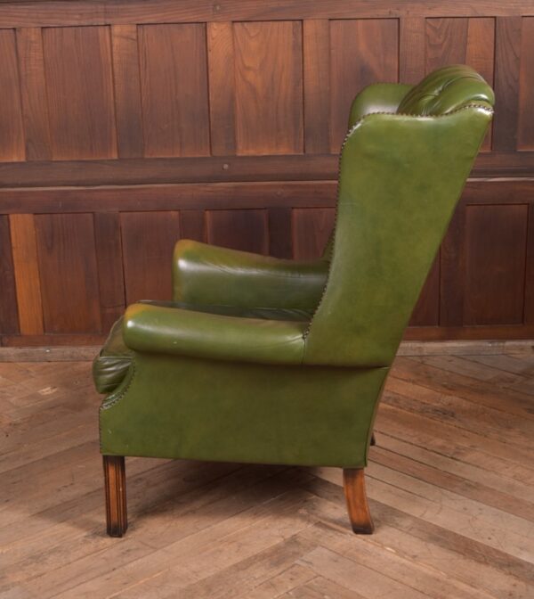 Chesterfield Wing Back Leather Chair SAI2287 - Image 5
