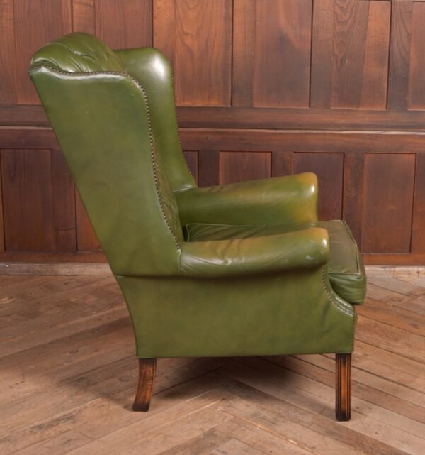 Chesterfield Wing Back Leather Chair SAI2287 Antique Chairs 9