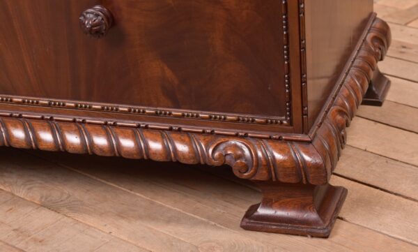 Edwardian Flame Mahogany Edwardian Flame Mahogany Front 2 Over 3 Chest SAI2285 Antique Chest Of Drawers 8