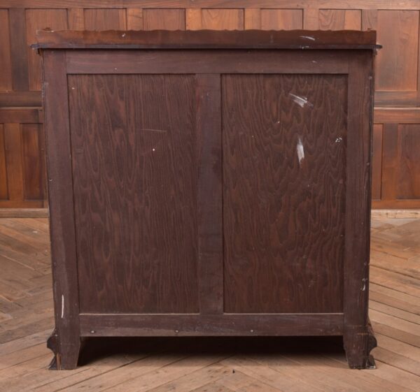 Edwardian Flame Mahogany Edwardian Flame Mahogany Front 2 Over 3 Chest SAI2285 Antique Chest Of Drawers 19