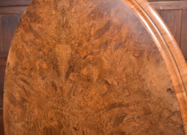 Victorian Burr Walnut Snap Top Table SAI2281 - Image 2
