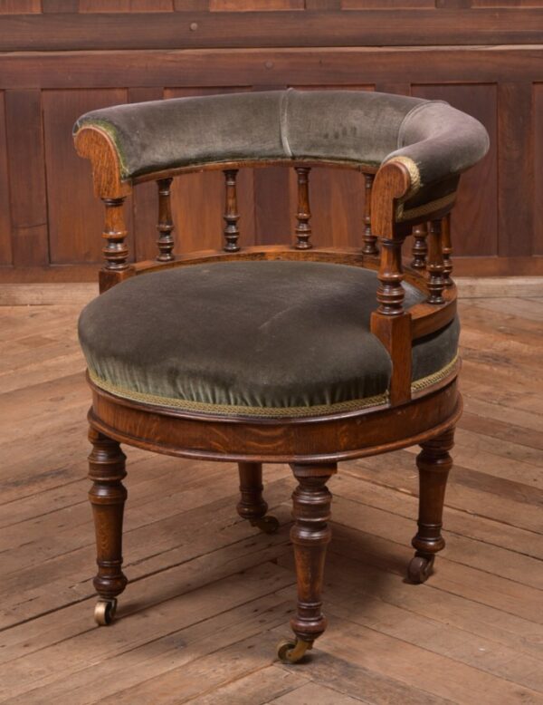 Oak Revolving Desk Chair SAI2286