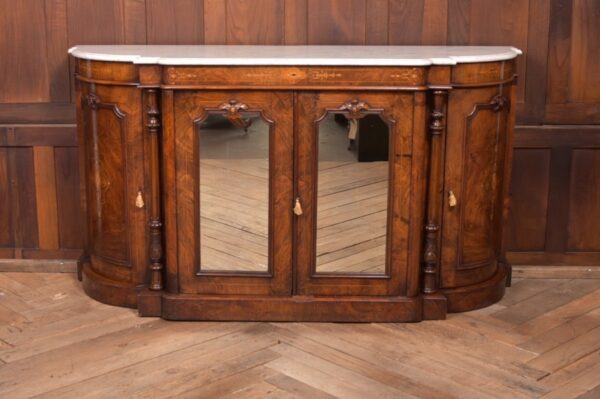 Victorian Walnut Marble Top Credenza SAI2313 Antique Furniture 3