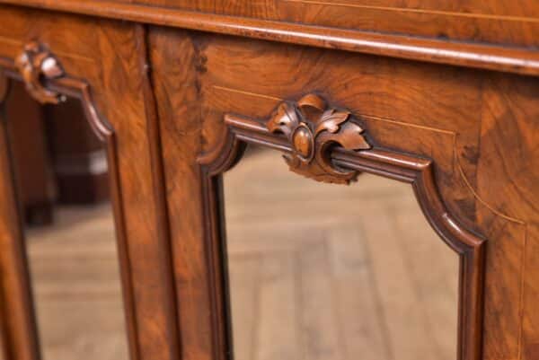 Victorian Walnut Marble Top Credenza SAI2313 - Image 4