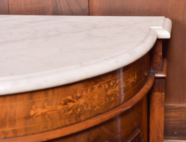 Victorian Walnut Marble Top Credenza SAI2313 - Image 8