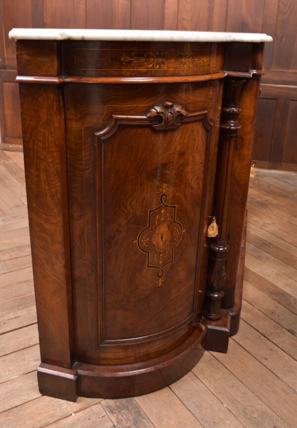 Victorian Walnut Marble Top Credenza SAI2313 - Image 12