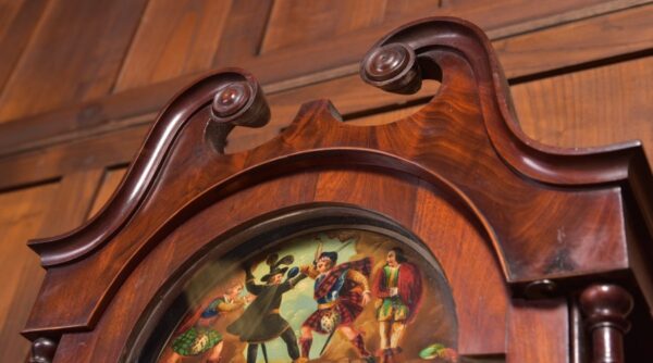 Victorian Mahogany Grandfather Clock J Adamson Of Friockheim SAI2308 Antique Clocks 8