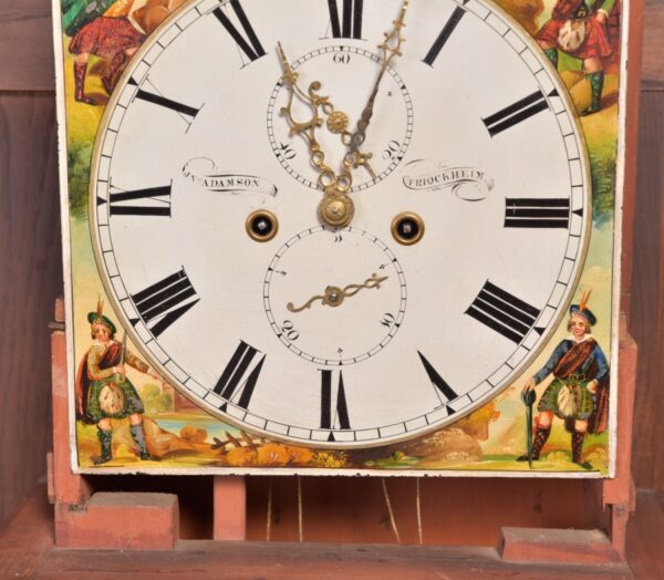 Victorian Mahogany Grandfather Clock J Adamson Of Friockheim SAI2308 - Image 12