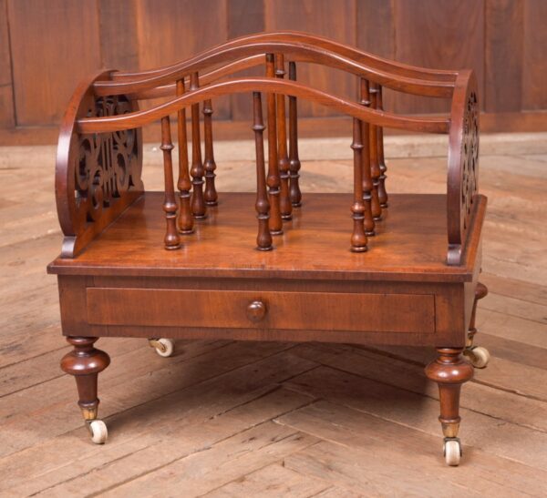 Victorian Walnut Canterbury SAI2314 Antique Furniture 3