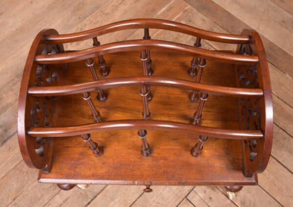 Victorian Walnut Canterbury SAI2314 Antique Furniture 10