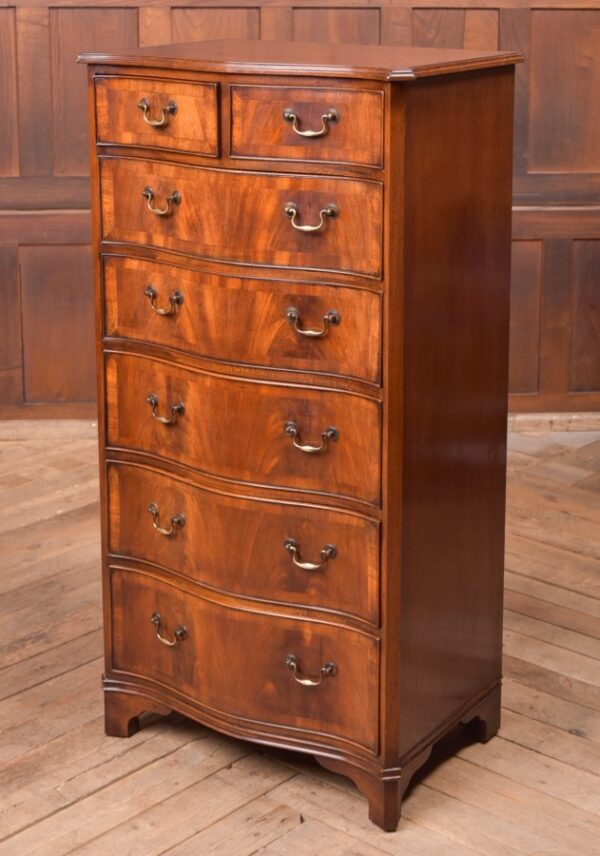 Edwardian Serpentine Chest Of Drawers SAI2317