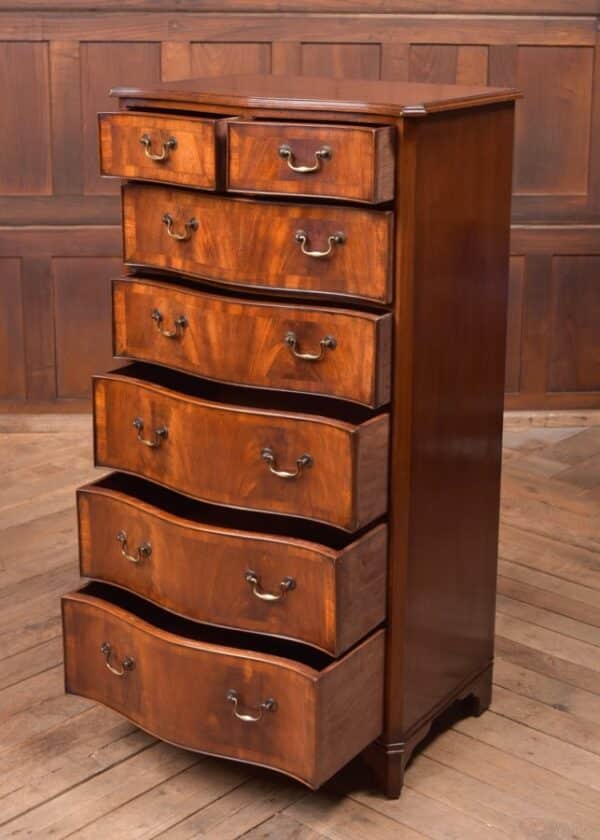 Edwardian Serpentine Chest Of Drawers SAI2317 - Image 2