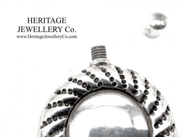 Beautiful Vintage (1992) Sterling Silver Scent Bottle Antique Antique Jewellery 4