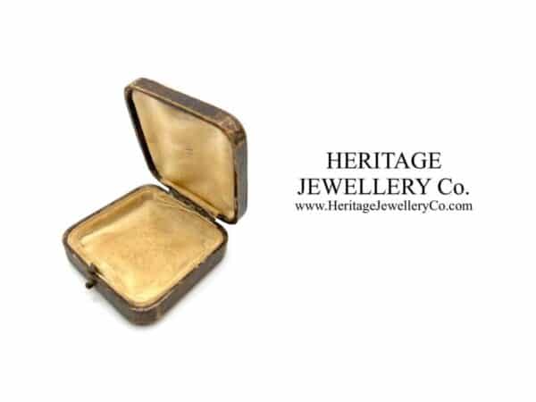 Antique Tooled Leather Jewellery Box - Image 5
