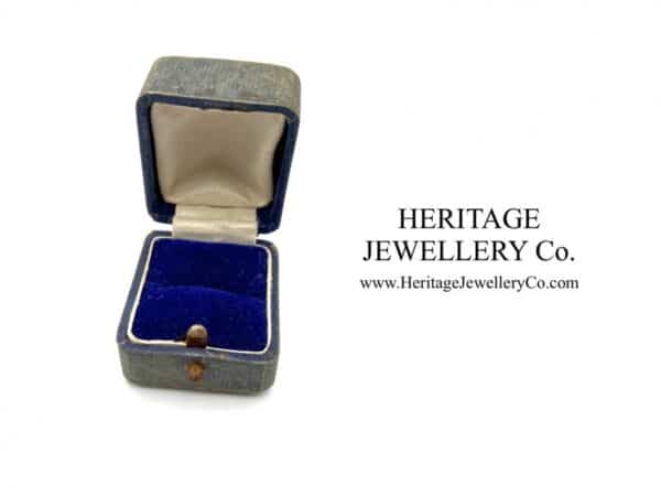 Antique Tooled Leather Ring Box - Image 5