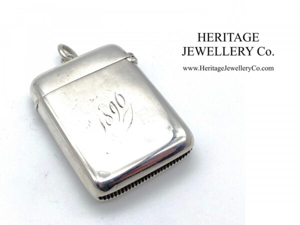 Victorian Silver Vesta Case by Stokes & Ireland (c. 1895)