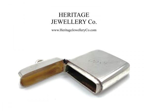 Victorian Silver Vesta Case by Stokes & Ireland (c. 1895) - Image 3