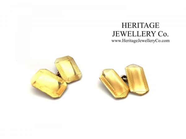 Art Deco Cufflinks with Antique Box - Image 2