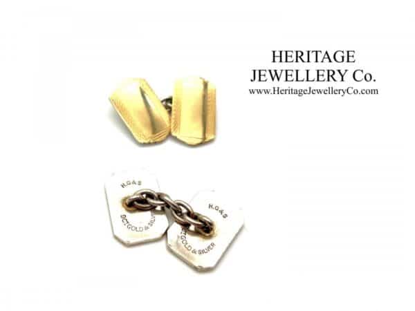 Art Deco Cufflinks with Antique Box - Image 5