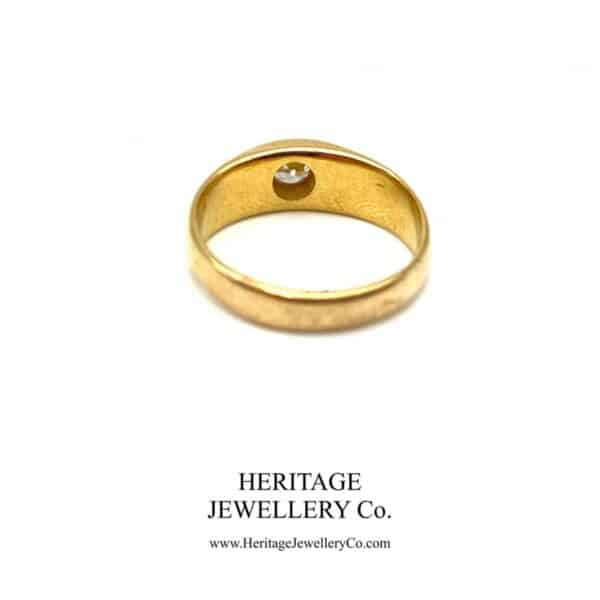 Antique 0.25ct Diamond Gypsy Ring - Image 4