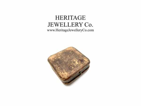 Antique Tooled Leather Jewellery Box Antique Antique Jewellery 9