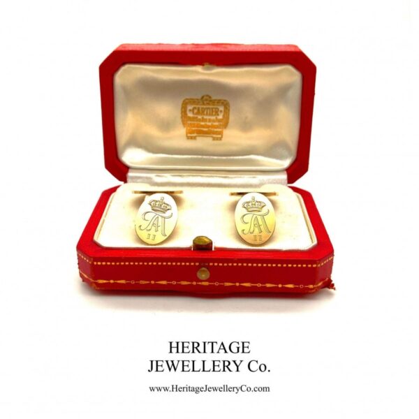 Cartier Cufflinks made for 1944 Royal Wedding - Image 4