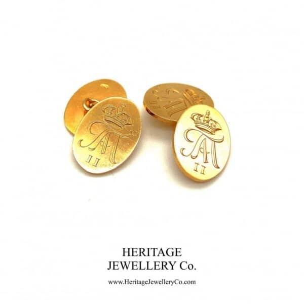 Cartier Cufflinks made for 1944 Royal Wedding