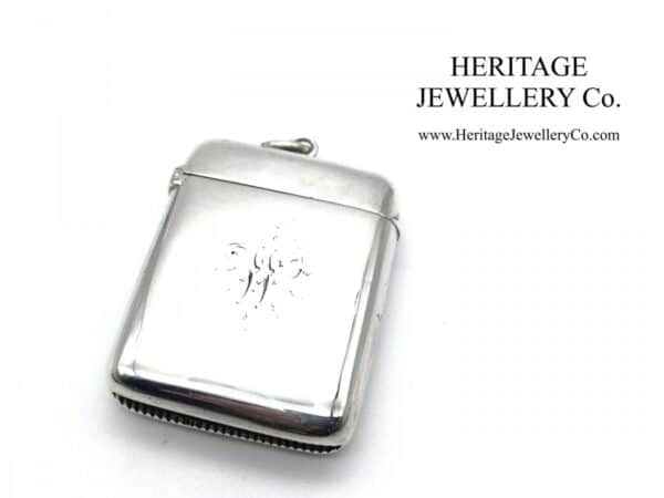 Victorian Silver Vesta Case by Stokes & Ireland (c. 1895) - Image 4