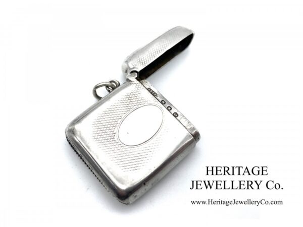 Victorian Silver Vesta Case by Arthur & John Zimmerman (c. 1886) - Image 2