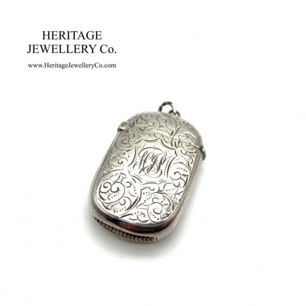 Victorian Silver Vesta Case (c. 1897) Antique Antique Jewellery 4