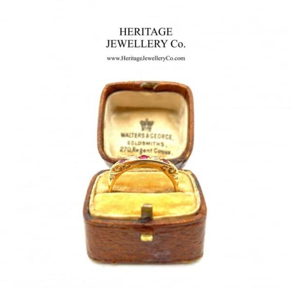 Antique Gold, Ruby and Diamond Ring - Image 6