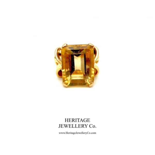 Antique Citrine Ring by Clerc Paris with Original Box - Image 4