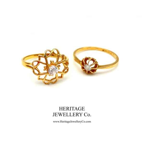 Art Deco Diamond Solitaire Ring - Image 5