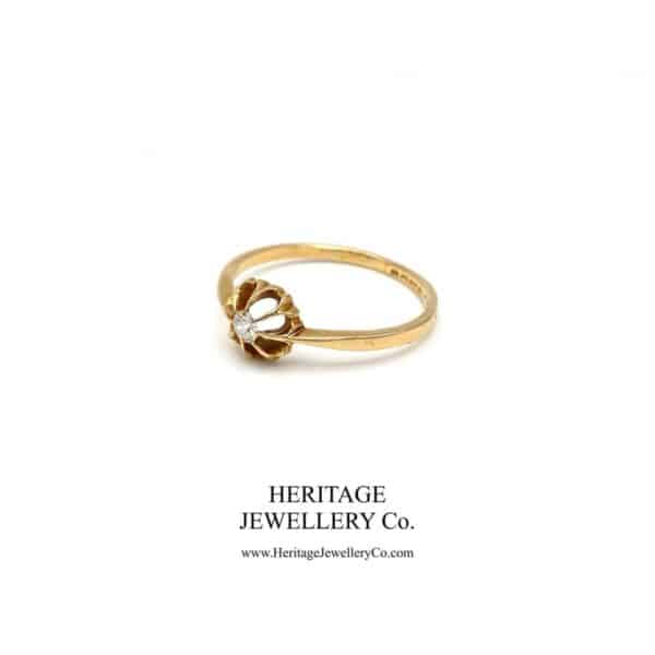 Art Deco Diamond Solitaire Ring - Image 2