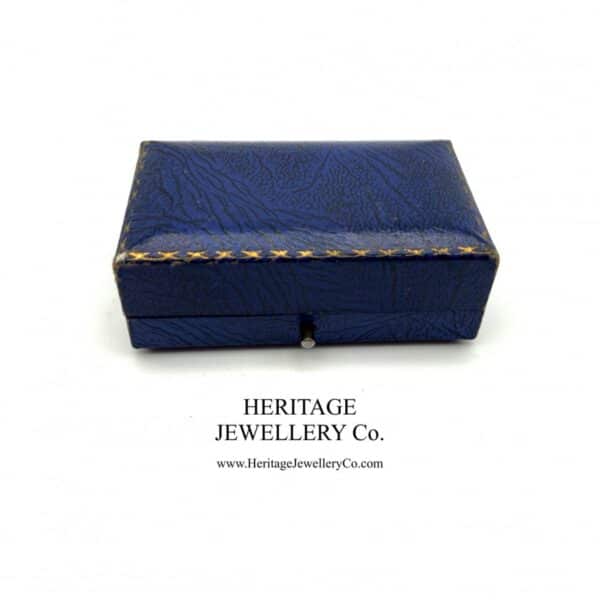 Vintage Gold Cufflinks with Vintage Box Antique Antique Jewellery 10