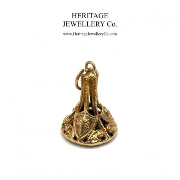 Green Agate and Gold Fob Seal - Image 4