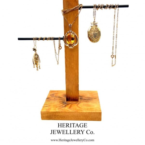 Antique Pearl & Garnet Pendant - Image 10