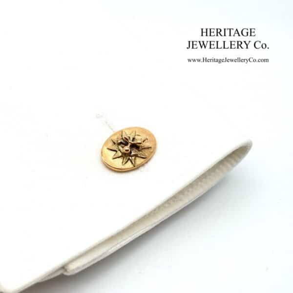 Antique Gold Cufflinks with Antique Box Antique Antique Jewellery 5