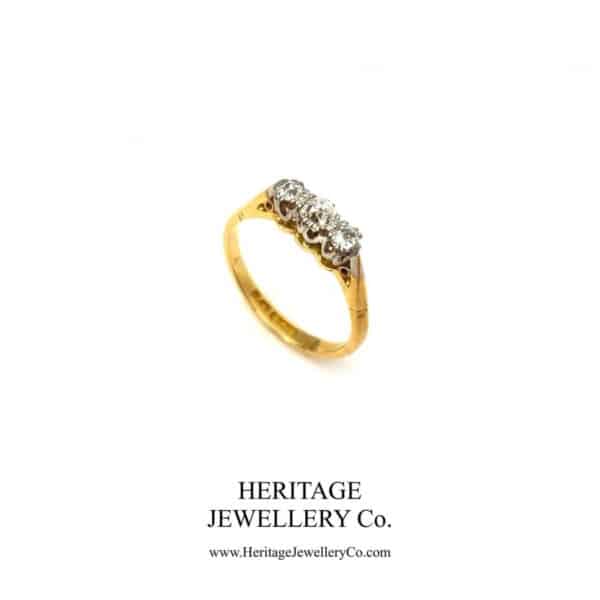 Vintage 3-Stone Diamond Ring - Image 7
