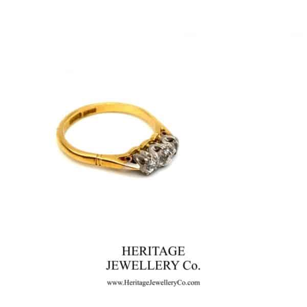 Vintage 3-Stone Diamond Ring - Image 9