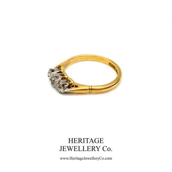 Vintage 3-Stone Diamond Ring - Image 8