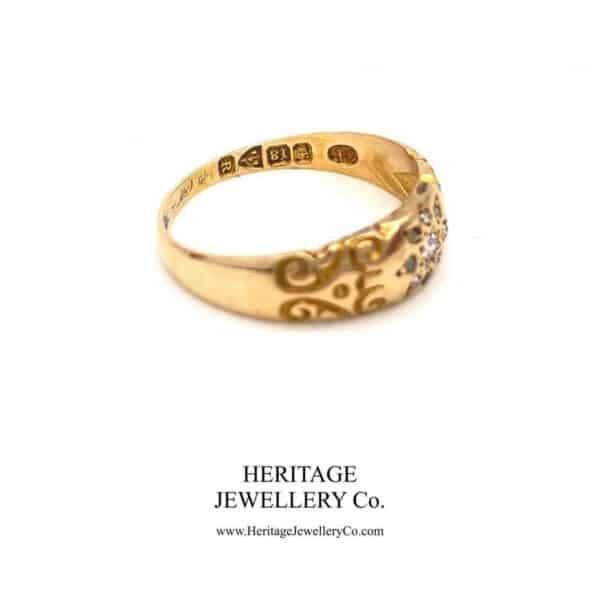 Victorian Diamond Gypsy Ring (c. 1900) - Image 10