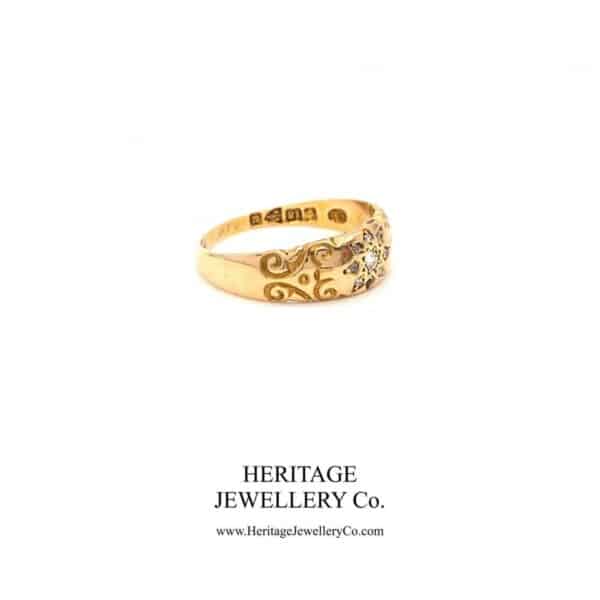 Victorian Diamond Gypsy Ring (c. 1900) Diamond Antique Jewellery 6