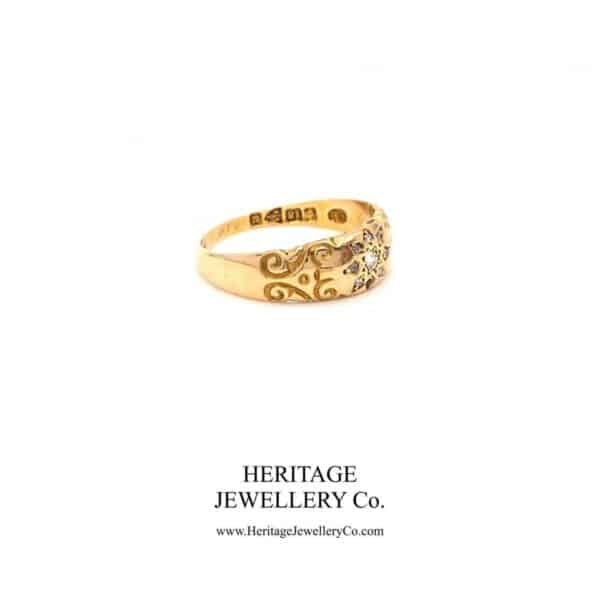 Victorian Diamond Gypsy Ring (c. 1900) - Image 4