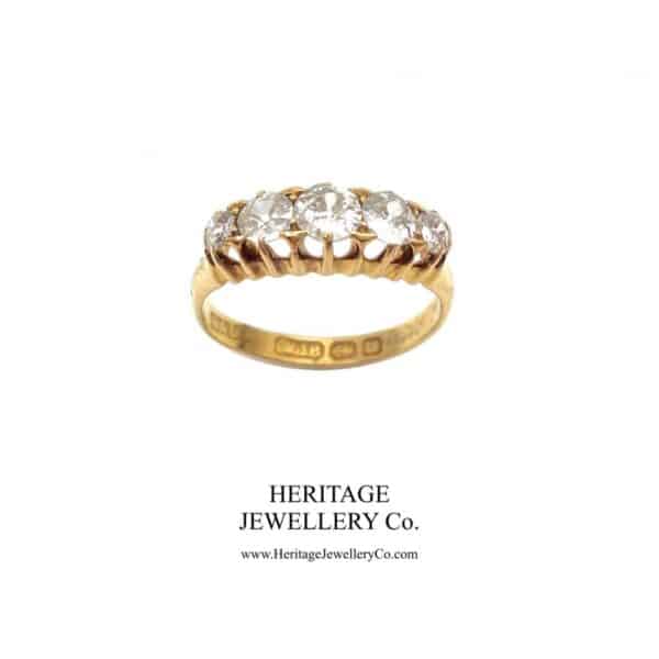 Victorian 5-Stone Diamond Ring (c.1886)