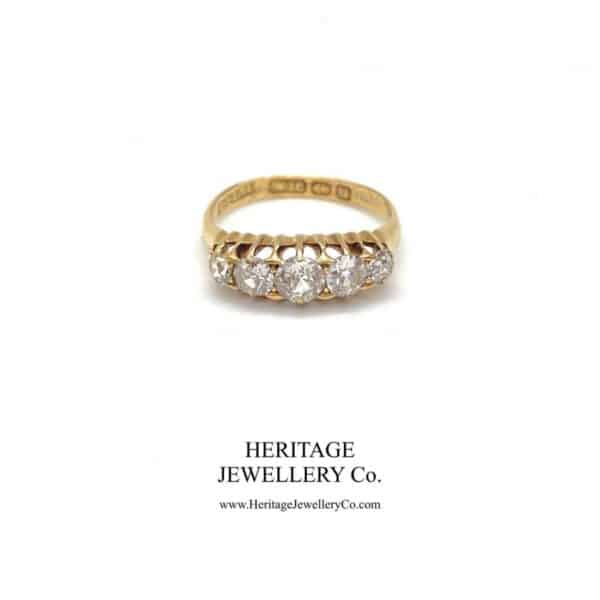 Victorian 5-Stone Diamond Ring (c.1886) - Image 2