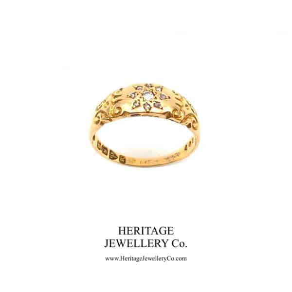 Victorian Diamond Gypsy Ring (c. 1900) Diamond Antique Jewellery 3