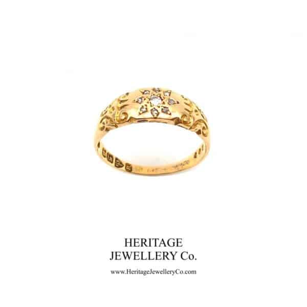 Victorian Diamond Gypsy Ring (c. 1900)