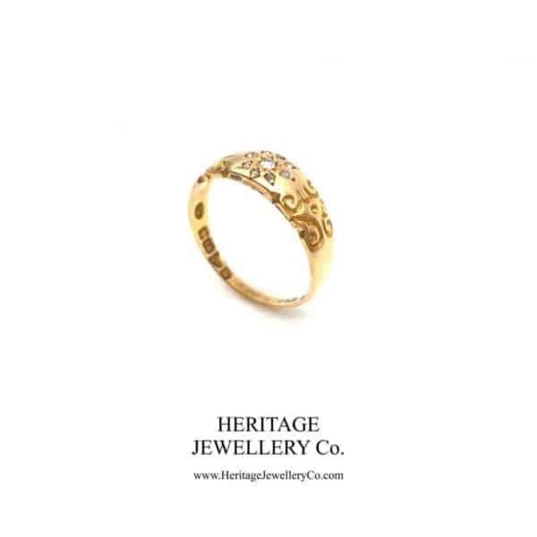 Victorian Diamond Gypsy Ring (c. 1900) Diamond Antique Jewellery 11